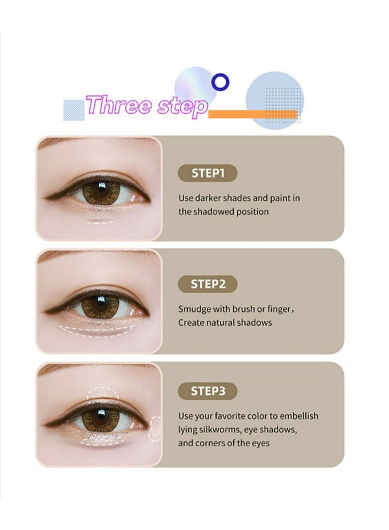 JULIA POP Beauty Pupil Eye Shadow Lying Silkworm Pen - Image 4