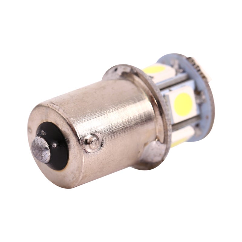 Car Brake Lights 8 White 5050 SMD LED Bulbs - Quick Response Long Lasting BA15S 1156 Universal Fit for Most Vehicles - Image 1