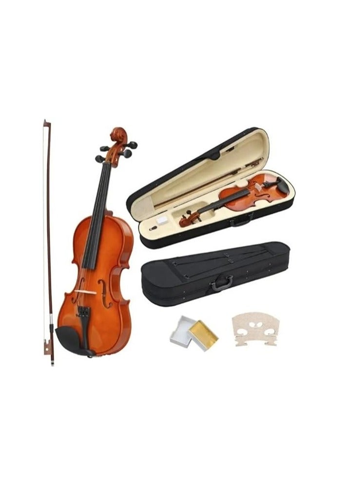 Megarya Indian Maple Wood Handmade Violin 4/4 Acoustic  - Image 2