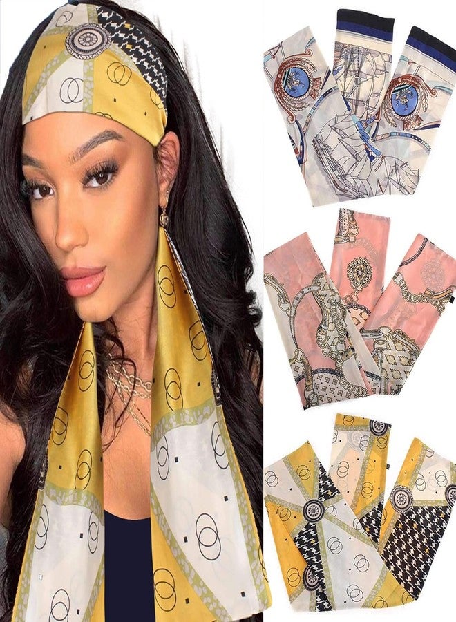 XTREND Satin Edge Laying Scarf Wrap Headband edge Laying Scarf for lace Wigs Non-slip Hair Wrap Satin Wig Grip For Wig - Image 1