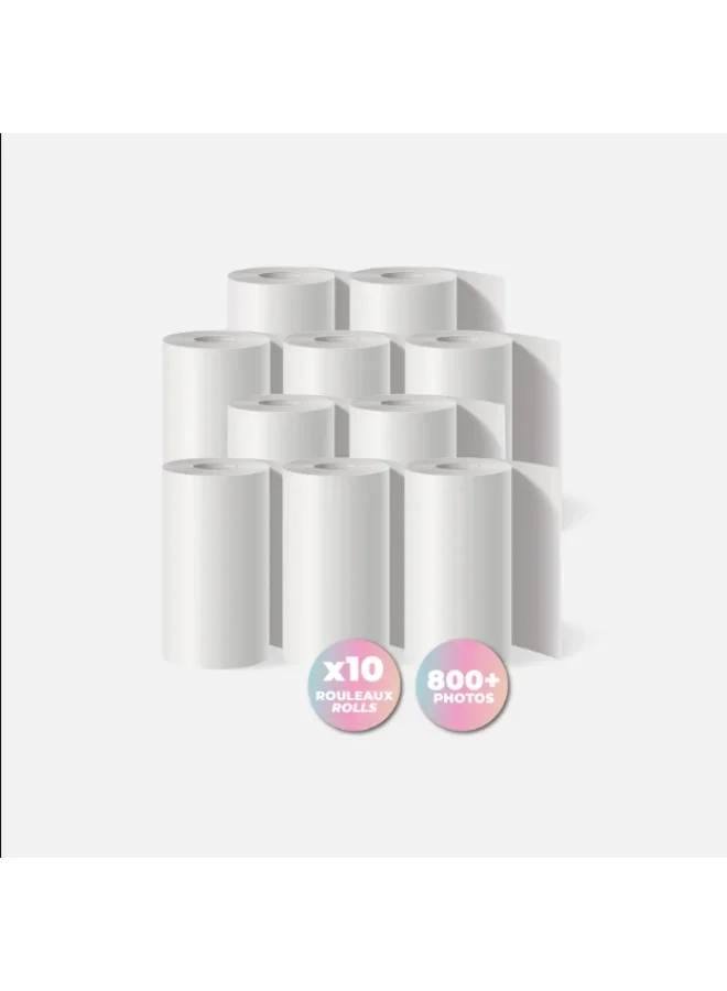 موب مجموعة إعادة تعبئة ورق الطباعة الفوري للكاميرات الفورية، سهلة الاستخدام ومتوافقة مع ملحقات الكاميرا، أداء موثوق وجودة طباعة عالية