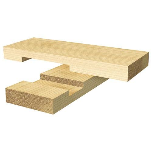 Trend Enterprises Trend Craft Pro 1/2" Shank Straight Router Cutter Bit - Ref: C164X1/2TC; Diameter 12.7mm; Cutting Length 60mm; Tungsten Carbide Tipped - Image 4