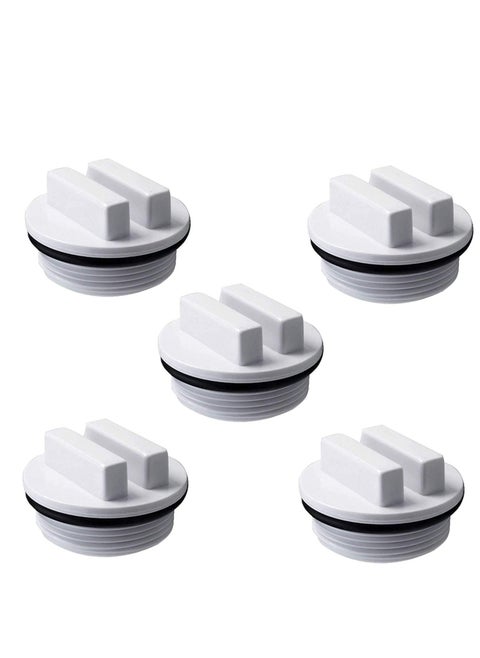 5 قطع من أغطية plugs للبحرية في الشتاء لخط العودة لحمام السباحة مع غطاء تصريف وحماية فلتر