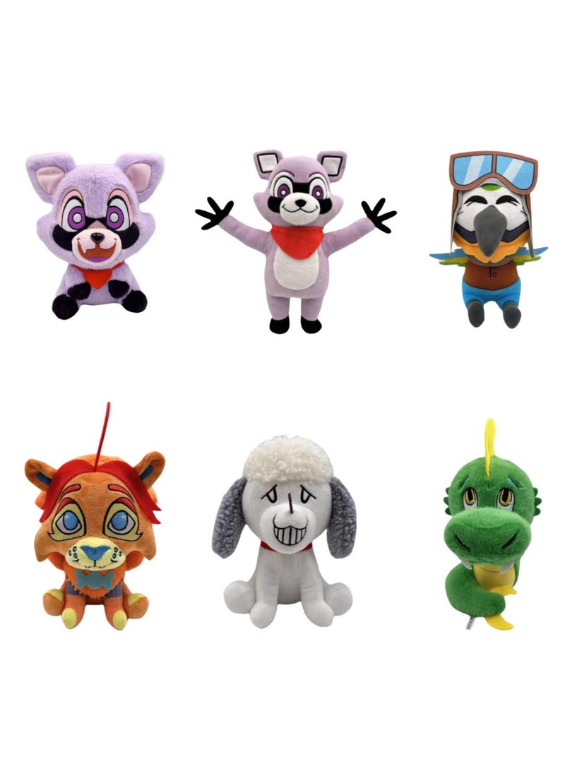 general لعبة الوحش الكرتوني Indigo Park Plush من سلسلة Indigo Park دمية محشوة للأطفال والبالغين والمعجبين كهدية للعطلات - Image 1