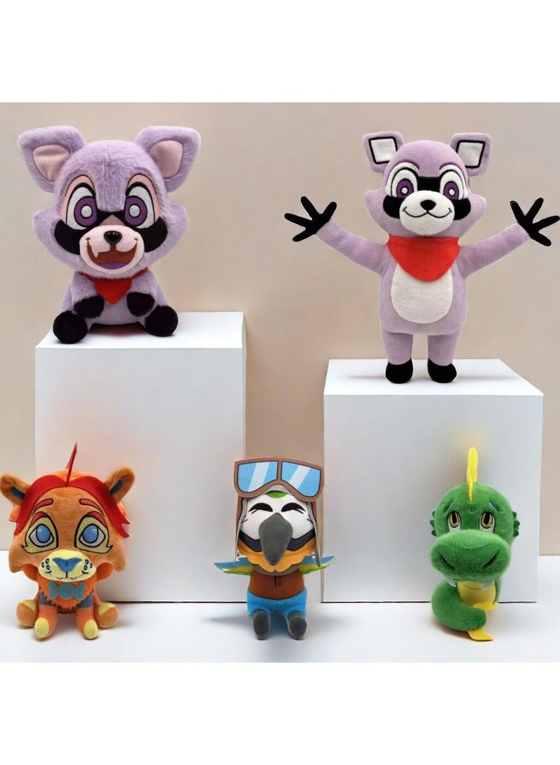 general لعبة الوحش الكرتوني Indigo Park Plush من سلسلة Indigo Park دمية محشوة للأطفال والبالغين والمعجبين كهدية للعطلات - Image 2