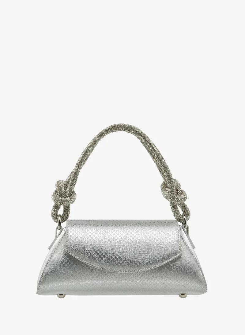 Solid Shoulder Bag With Flap Closure Ramadan Collections