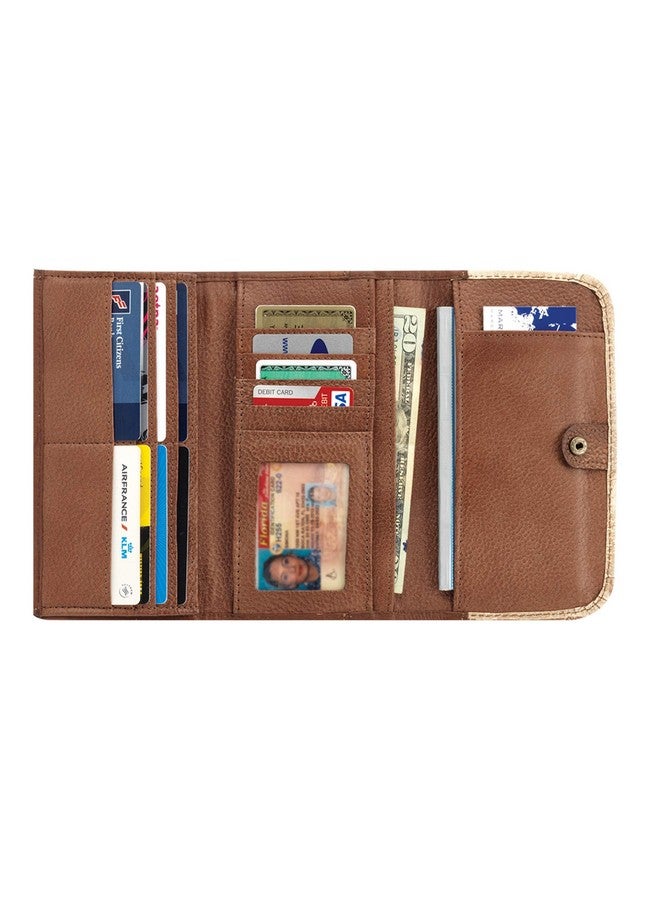 American West Women'S Leather Trifold Wallet Billfold Annie'S Secret - Image 3