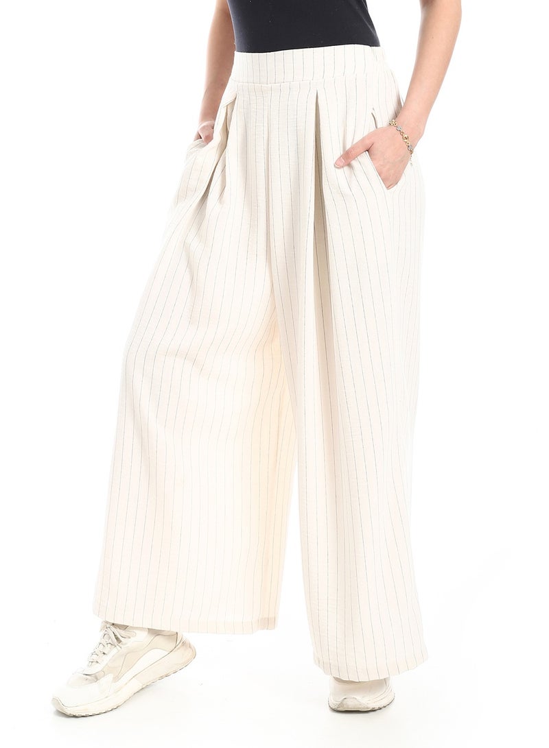 Coctail 19308-wide leg pants-beige  - Image 2