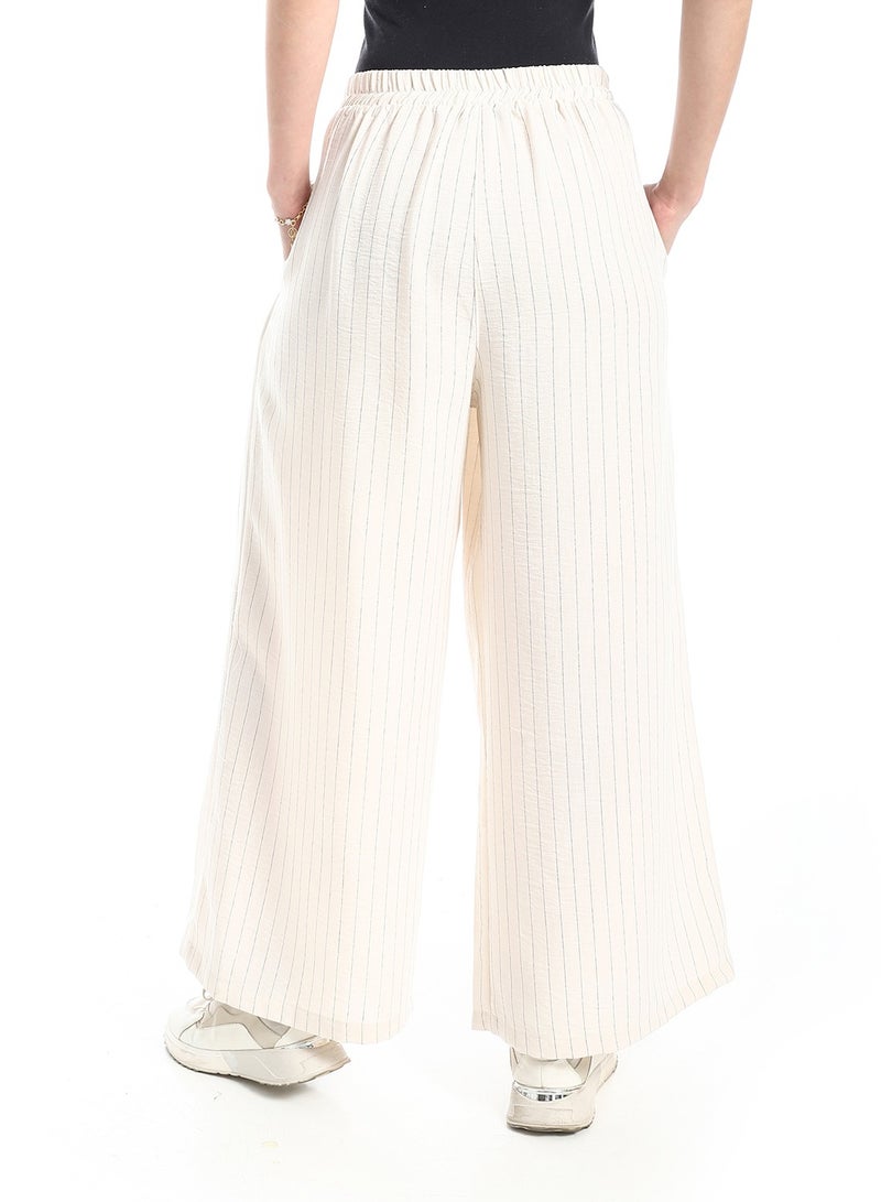 Coctail 19308-wide leg pants-beige  - Image 3