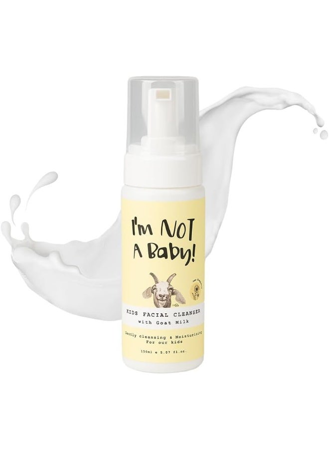 I'm NOT A Baby! Kids Face Wash Facial Cleanser Goat Milk Cleanser For Sensitive Skin - Image 1