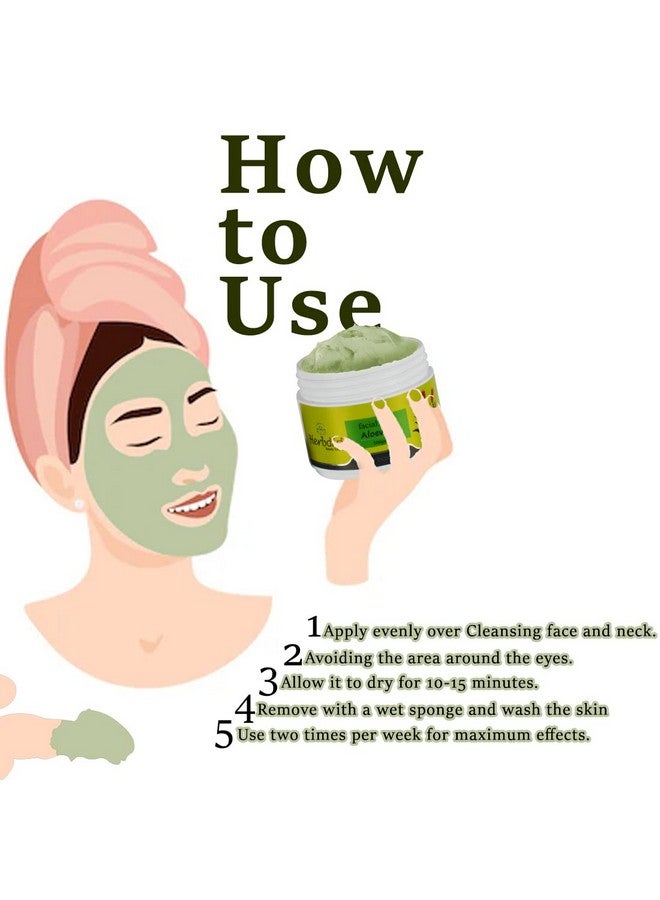 Herbdiva Aloevera Face Pack 250g, Deep Cleansing, Hydrating, and Soothing, Natural Depigmentation Compound, Make It a Cherished Part of Your Skincare Regiment, Suitable For All Skin Types - Image 4