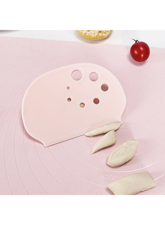 Sale Scraper Cutter Cake Cream Household Silicone Facial Cutter With Scale Scraping Kitchen Baking Tools Special Offer-Color:Nordic Powder - Image 1