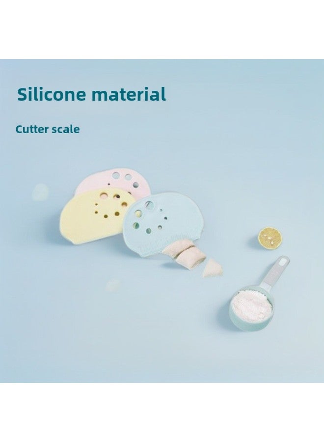 Sale Scraper Cutter Cake Cream Household Silicone Facial Cutter With Scale Scraping Kitchen Baking Tools Special Offer-Color:Nordic Powder - Image 2