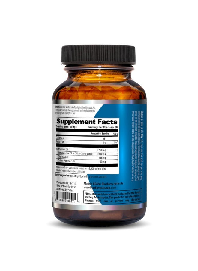 blueberry NATURALS Cla 1000Mg Softgels For Weight Management, Pack Of 90'S - Image 2