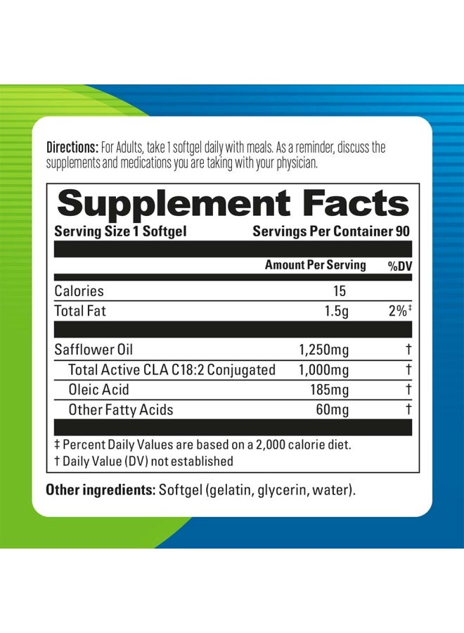 blueberry NATURALS Cla 1000Mg Softgels For Weight Management, Pack Of 90'S - Image 3