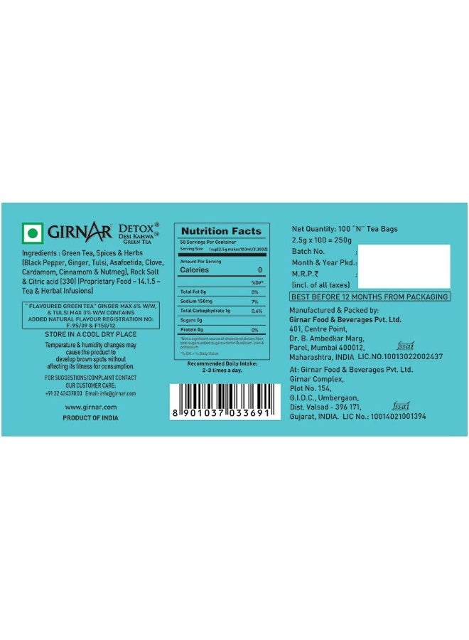 Girnar Detox Green Tea (Desi Kahwa) - Image 2