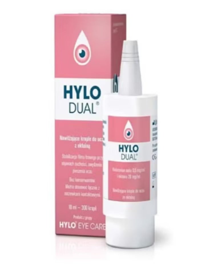 Hylo Dual Lubricating Eye Drops 10ml | Dual-Action Relief for Dry & Irritated Eyes - Image 2