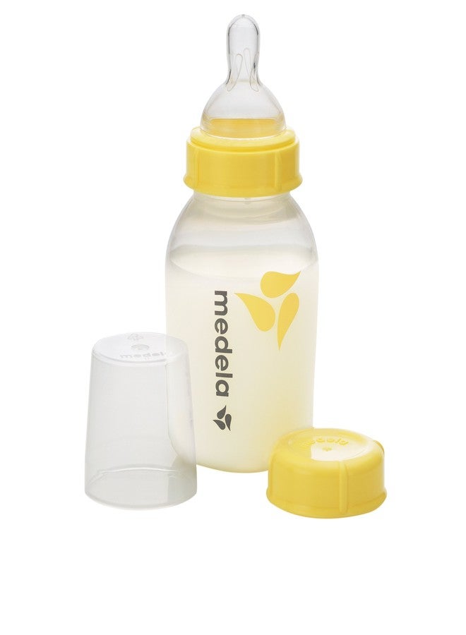 Medela Breast Milk Storage Bottle, 5 Ounce Breastfeeding Bottle, Made Without BPA, Safe for Dishwashers and Microwaves - Image 1
