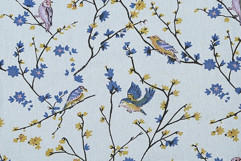 Dekor World Bird Printed Blue Place Mat (Pack of 6) - Image 3