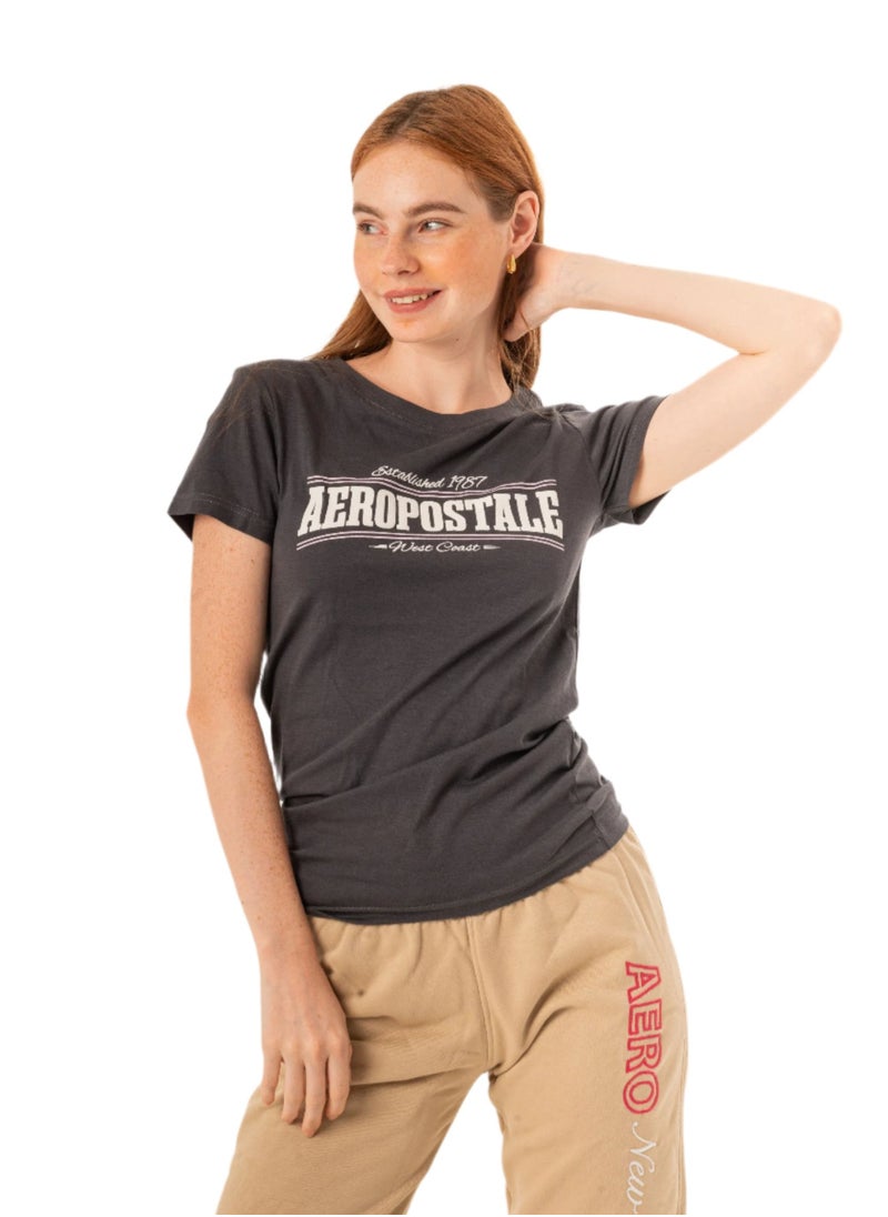 Aeropostale - AERO APPLIQUÉ RINGER GRAPHIC TEE - Image 1