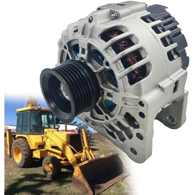 sen SHOW RE529377Alternator 70A Compatible with CT315 CT322 323D 329D 333D 4120 4320 4520 4720 313 315 317 325 70HP Replacement SE501831, RE509648 - Image 1