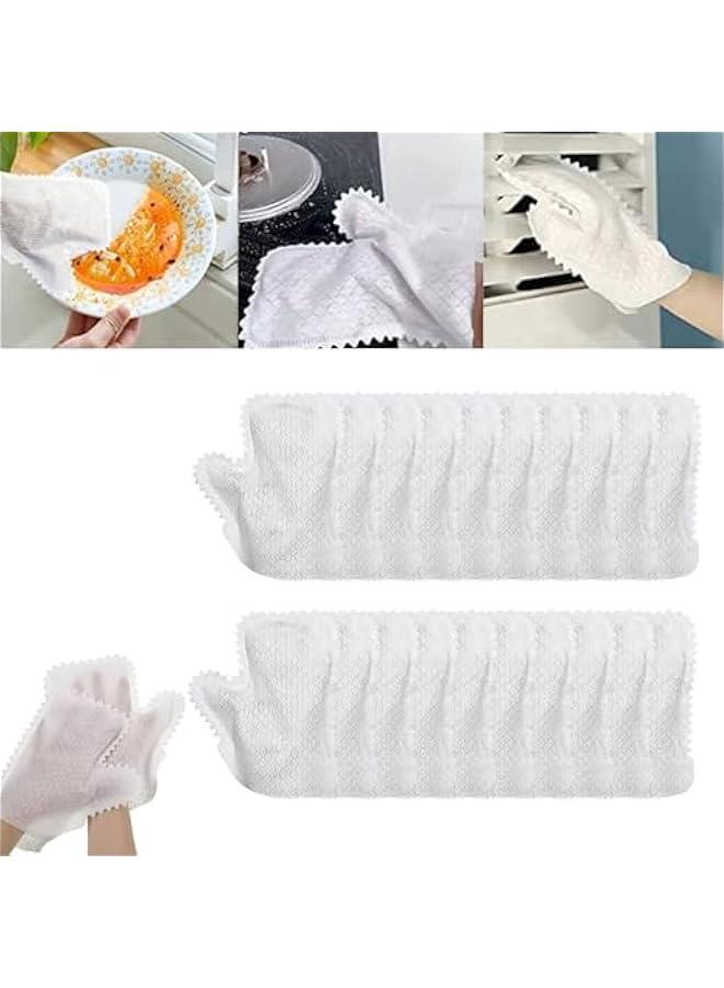 Multi-purpose Washable Dusting Gloves, Home Dust Removal Microfiber Gloves, Reusable Cleaning Mittens Gloves  - Image 1
