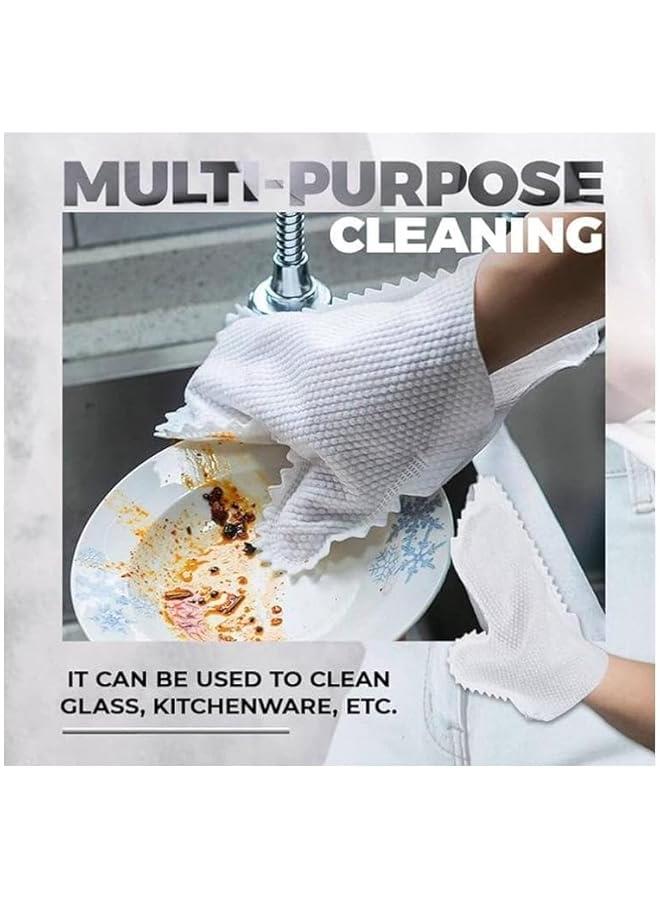 Multi-purpose Washable Dusting Gloves, Home Dust Removal Microfiber Gloves, Reusable Cleaning Mittens Gloves  - Image 4