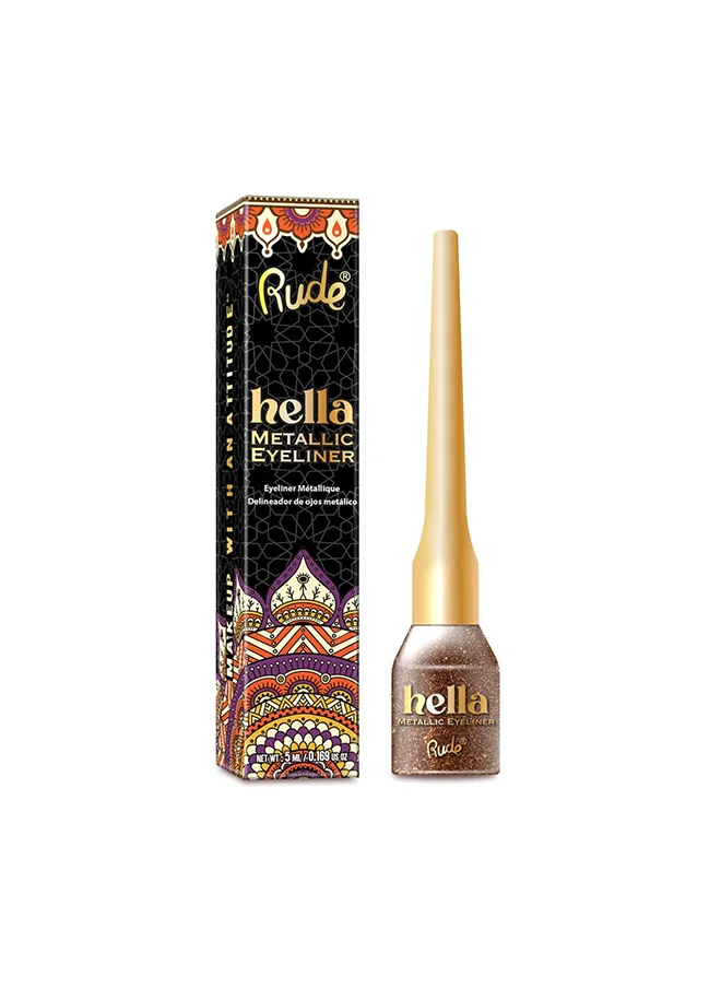 روود Hella Metallic Eyeliner - Tiger's Eye