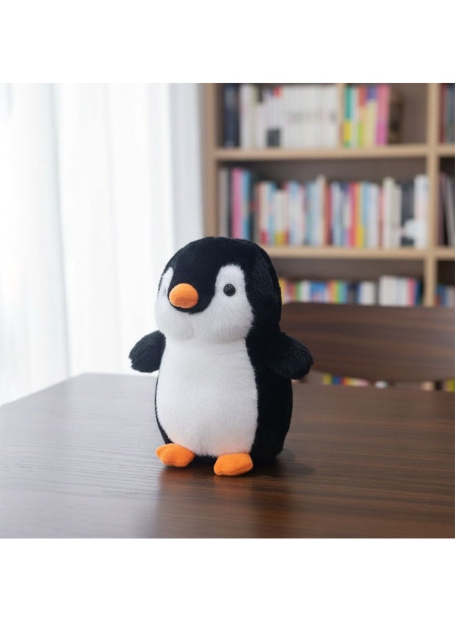 DANUBE HOME 22 cm Black & White Plush Penguin Soft Toy – Classic Stuffed Animal, Snuggly Cuddly Plush, Ideal for Children & Gift Giving - Image 1