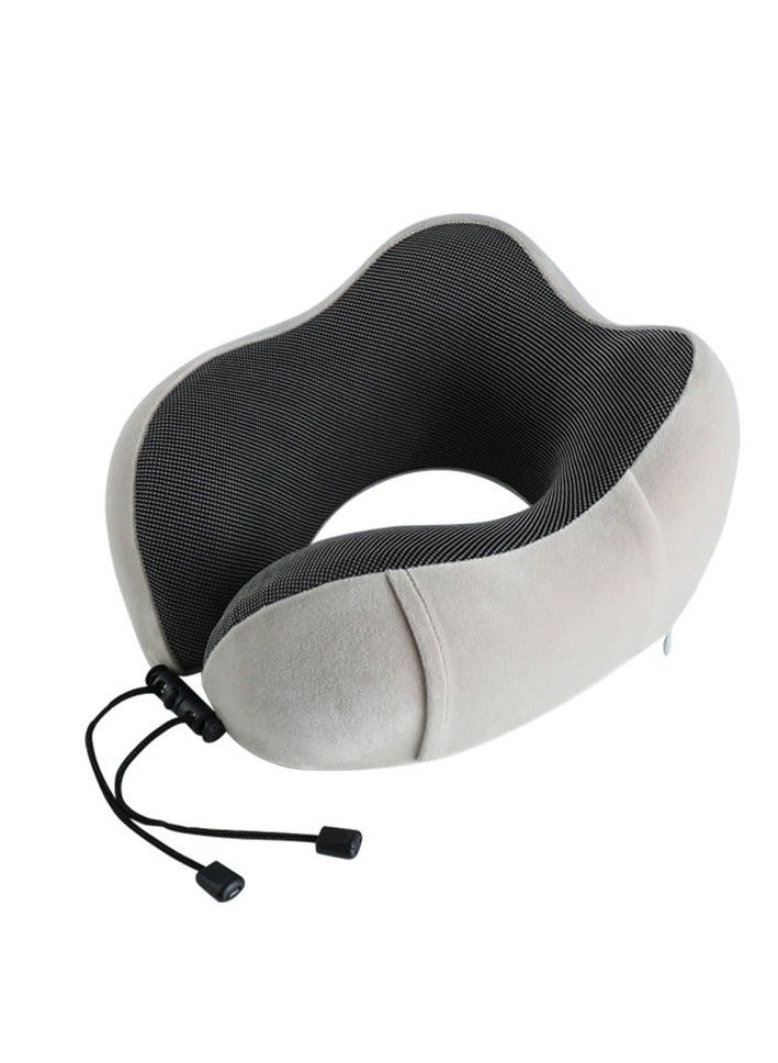 An innovative neck pillow with a zippered pouch that combines comfort and organization. Not only will it relieve your neck while traveling or sitting for long periods, it will also keep your small items within easy reach. - Image 2