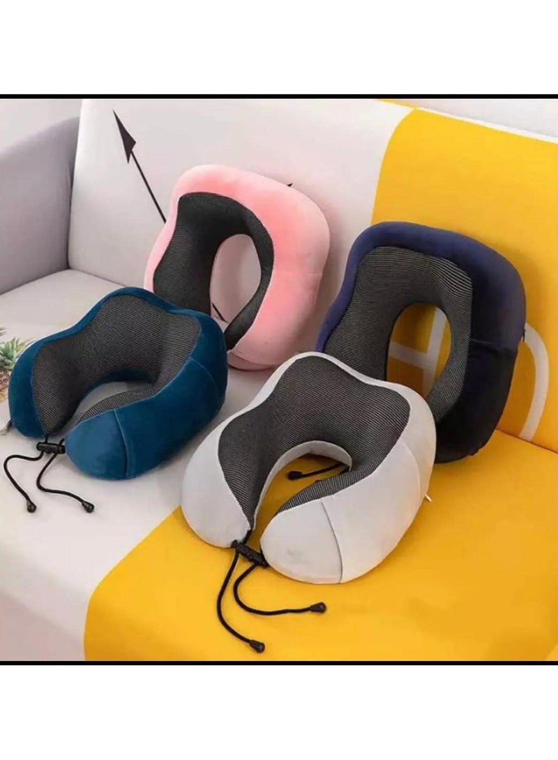 An innovative neck pillow with a zippered pouch that combines comfort and organization. Not only will it relieve your neck while traveling or sitting for long periods, it will also keep your small items within easy reach. - Image 3