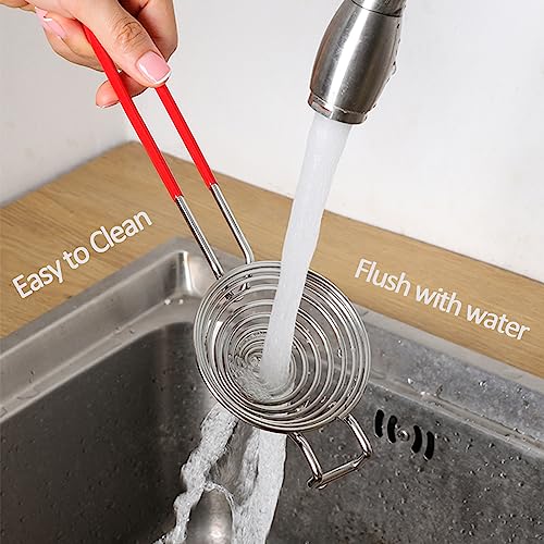Ytuomzi Egg Separator Egg Yolk White Separator Stainless Steel Egg White Yolk Sifting Filter Egg Divider Kitchen Tool for Baking/Cooking - Image 5