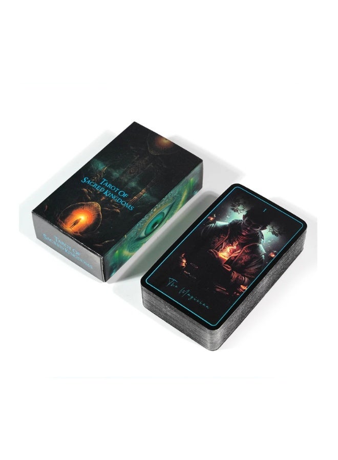 NIBEMINENT High-Quality Tarot Deck Set - English Divination Card Game Board - Colete Barren-Reed Tarot Set - Image 1