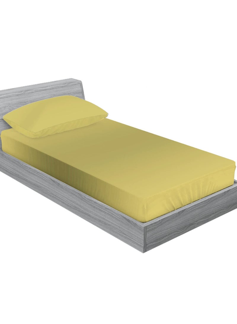 3-Piece Fitted Bed Sheet Set – 100% Cotton, 120x200 cm (Single Size)