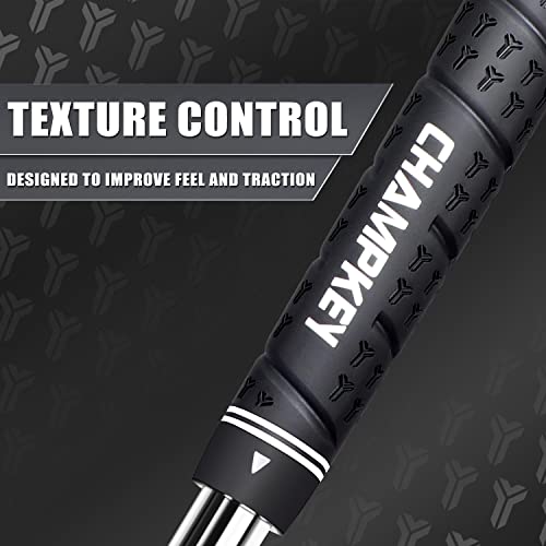 CHAMPKEY WRAP-Y Rubber Golf Grips 13 Pack Come with All Repair Kits - High Feedback and Traction Golf Club Grips(Standard, Black) - Image 4