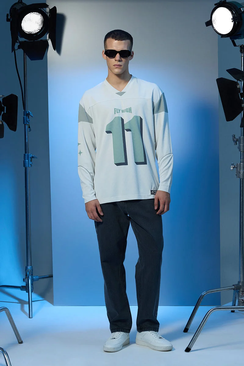 SNITCH Stars Within Long Sleeve Oversized Jersey