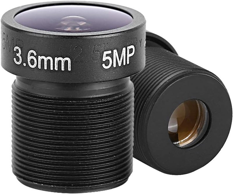 Sonew 3.6mm Wide Angle Surveillance Security Camera CCTV Lens, 5MP HD, Fixed Focus, Compatible with E, FE Mounts - Image 1
