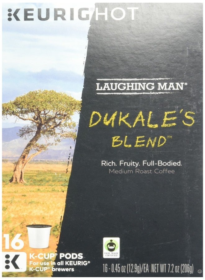 Laughing Man Dukale's Blend Coffee K-Cups (16 K-Cup Pods) - Image 4