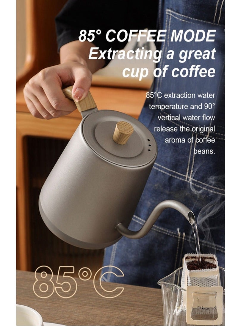 ET-LIFE Portable Electric Kettle, Stainless Steel Liner Travel Electric Cup Home Mini Heating Teapot Fast Cooking Single Cup Water Heater 350ml Hot Water Bottle (White) - Image 2