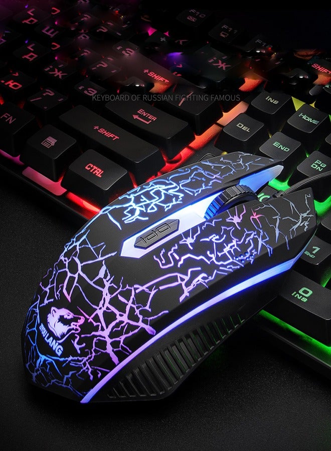 Colourful Backlight Wired Gaming Keyboard And Mouse Set - Image 5