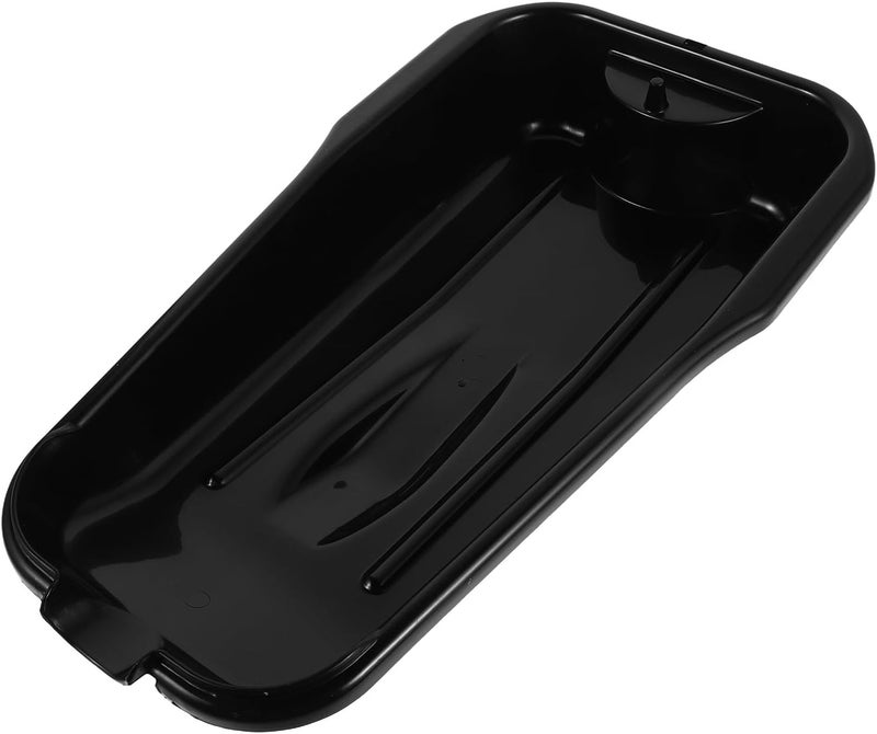 Waste Oil Drain Pan for Cars and Motorcycles - 2.5L Engine Oil Collection Pan with Groove and Spout for Auto Repair, Home Garage, Routine Maintenance - Image 1