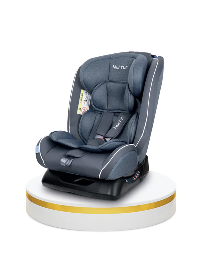 نورتر Otto BabyKids 4in1 Car Seat 4 Position Recline 5Point Safety Harness 10 Level Adjustable Headrest 0 months to 12 years Group 0123 Upto 36kg Official Product