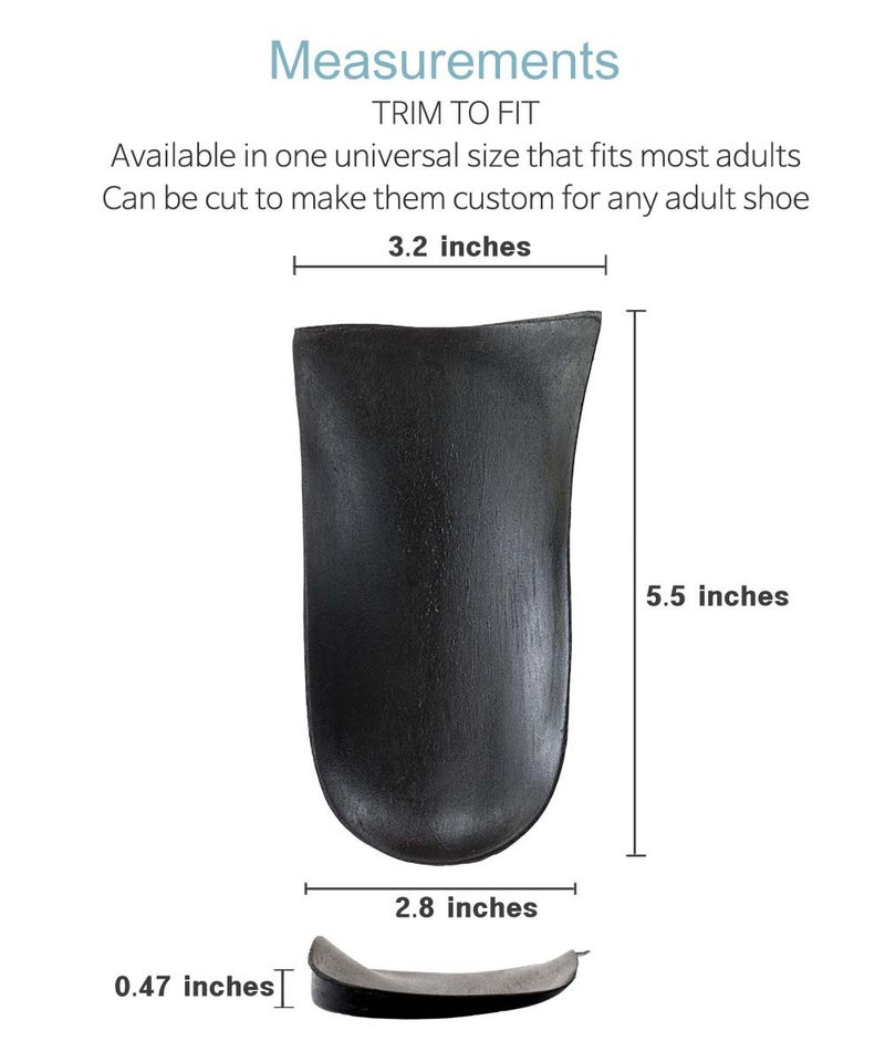 BalanSole Knock-Knees Bow Legs O/X Type Medial & Lateral Heel Wedge Insoles Inserts - Corrective Orthopedic Inserts for Knee Pain, Over Pronation, Supination (1 Pair) - Image 2