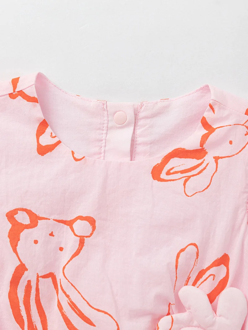 Balabala Pink/White Baby Girls Suit for Women | Best Price UAE