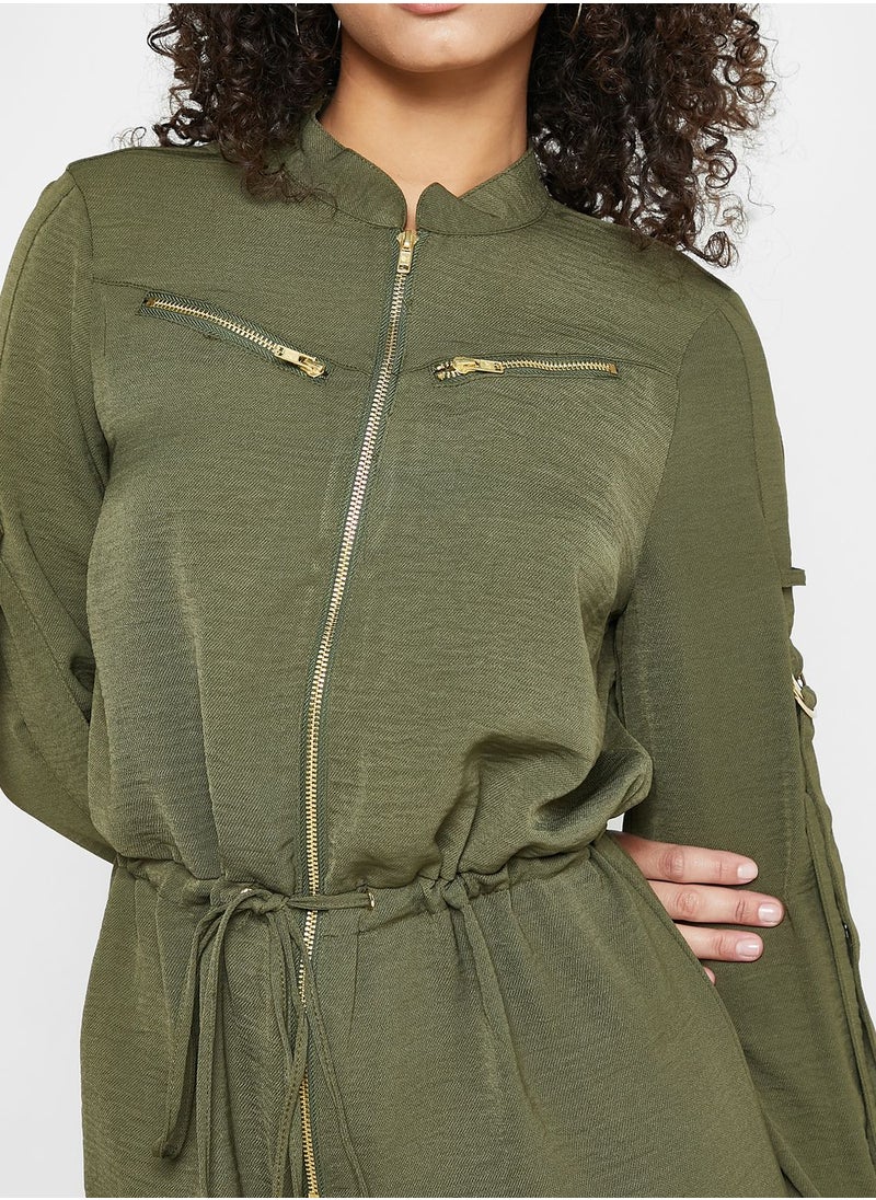 Zip Detail Knitted Playsuit - pzsku/ZC22A9E8E8E562AC0363DZ/45/_/1698933237/e88bfa60-3eb8-4428-850e-4653134a60c6