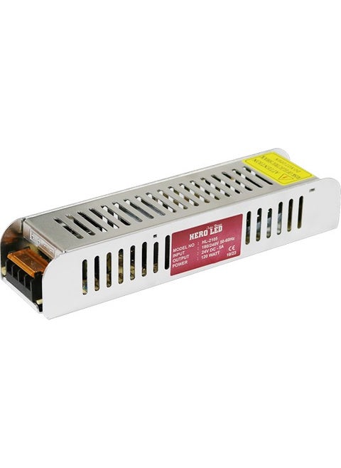 5 Amp Slim Case 24 Volt Strip LED Transformer
