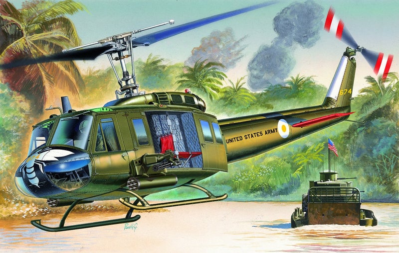 Italeri UH1D Iroquois Model Kit - Image 2