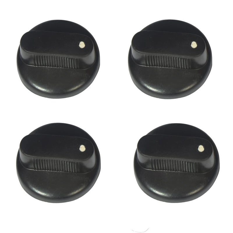 SHIVA ENTERPRISES Gas Stove Button Knob for Kitchen Manual Gas Stove Knob for Butterfly Usha Surya Sun Flame Super Flame Color_Black Piece Set for Kitchen  - Image 1