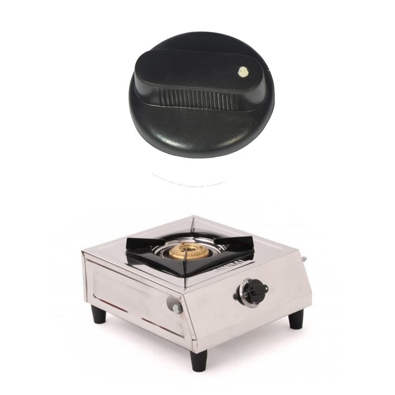SHIVA ENTERPRISES Gas Stove Button Knob for Kitchen Manual Gas Stove Knob for Butterfly Usha Surya Sun Flame Super Flame Color_Black Piece Set for Kitchen  - Image 2
