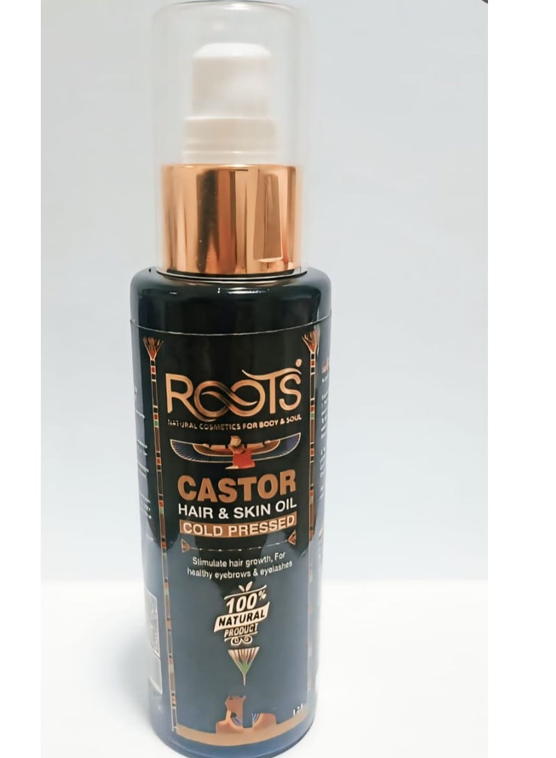 Roots Castor Natural Oil 125 ml - Image 2